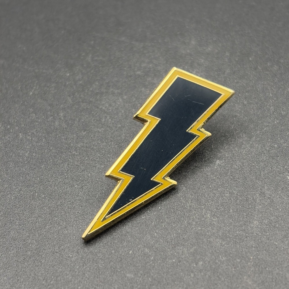 Vintage San Diego Chargers Lightning Bolt NFL Football Lapel Hat Pin